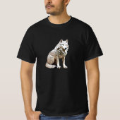 Wolf T-Shirt Mosaic Design (Devant)