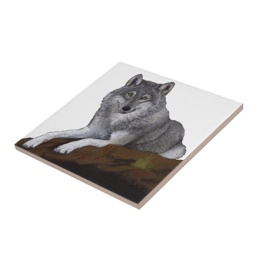 Wolf Tegeltje (Zijkant)