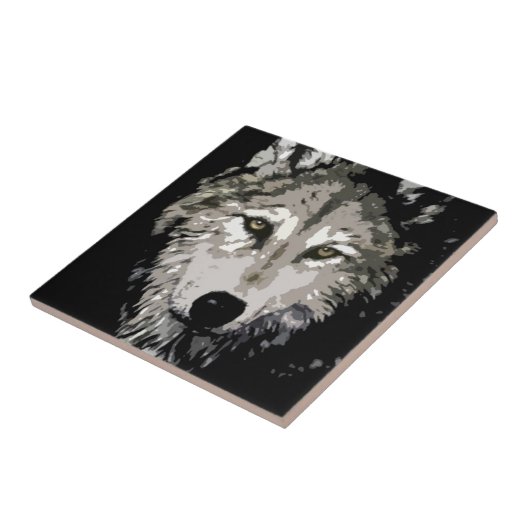 Wolf Tegeltje (Zijkant)