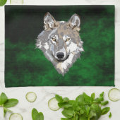 Wolf Theedoek (Gevouwen)