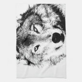 Wolf Theedoek (Verticaal)