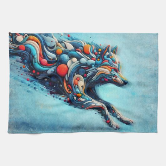 Wolf Theedoek (Horizontaal)