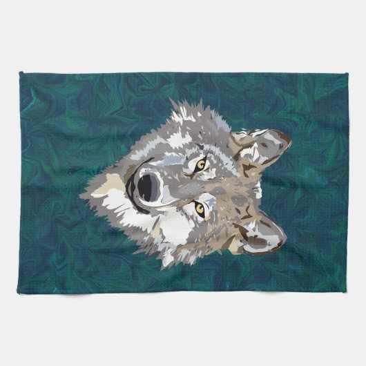 wolf theedoek (Horizontaal)