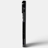 Wolf-themed phone case A fierce black and white de (Achterkant / Links)