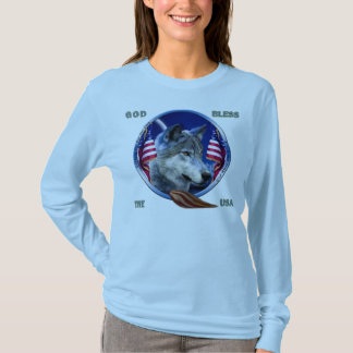 Wolf thuis van de hersenen t-shirt