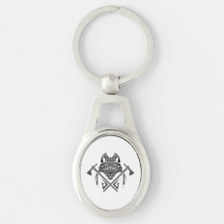 Wolf Totem Sierkussen Sleutelhanger