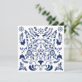 Wolf traditionnel motif Carte postale (Debout devant)