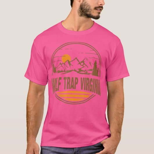 Wolf Trap Virginia Bergwandelen Souveni T-shirt (Voorkant)