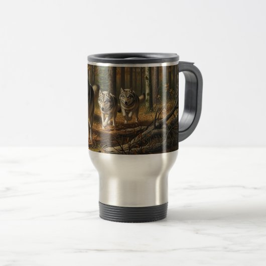Wolf Travel Comuter Mug style 1 (Devant droit)