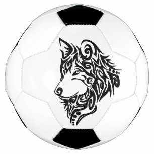Wolf tribal noir