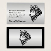 Wolf tribal noir (Devant & derrière)