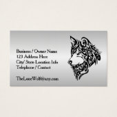 Wolf tribal noir (Devant)