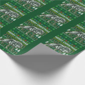 Wolf Ugly KerstSweater Wildlife Series Cadeaupapier (Hoek)