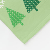 Wolf Ugly KerstSweater Wildlife Series Fleece Deken (Hoek)