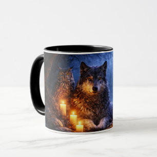 Wolf Uil Raaf Mystische Koffiekop Mok