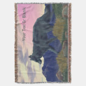 Wolf uit het hoge land deken (Voorkant Verticaal)