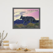 Wolf uit het hoge land poster (Keuken)