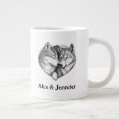 Wolf Valentine Mug (Droite)