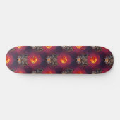Wolf van de Blood Moon AI Fantasy Pop Art Skateboard (Horizontaal)