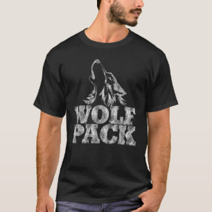 Wolf van de Natuur van de dieren in de Nachtlucht  T-shirt