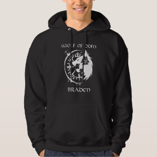 Wolf van Odin Braden gepersonaliseerd Hoodie