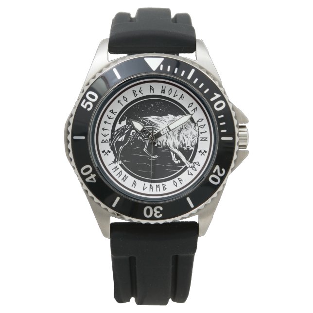 Wolf van Odin Horloge (Voorkant)