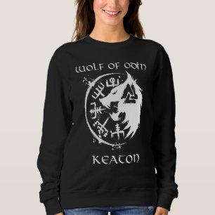 Wolf van Odin Keaton gepersonaliseerd Trui