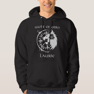 Wolf van Odin Laurie - Gepersonaliseerde lange hoe Hoodie
