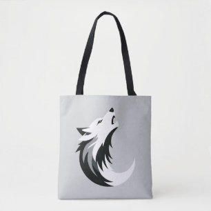 Wolf Vector Art Animal Modern Urban City Graphic Draagtas