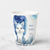 Wolf Verjaardag Papieren Bekers (Voorkant)