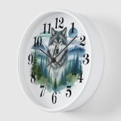 Wolf Wall Clock (Hoek)