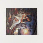 wolf wandkleed (Voorkant (horizontaal))