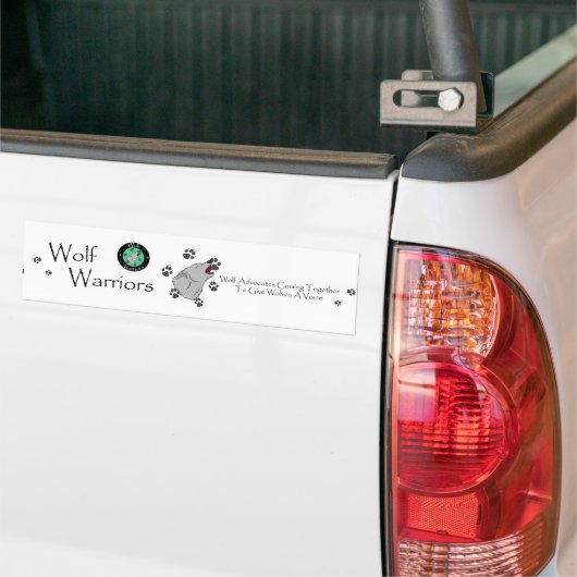 Wolf Warriors Bumpersticker (Op Truck)