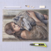 Wolf Waterverf Tissue Paper Tissuepapier (Craft)