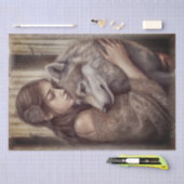 Wolf Waterverf Tissue Paper Tissuepapier (Craft)