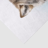 Wolf Waterverf Tissuepapier (Detail)