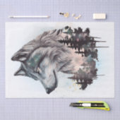 Wolf Waterverf Tissuepapier (Craft)