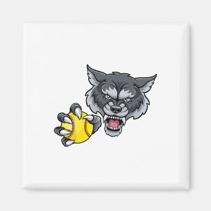Wolf Weerwolf Zachte Ll Dier Mascotte Magneet