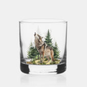 Wolf Whisky Glas (Voorkant)