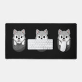 Wolf Wild Amoureux des animaux Hunter Zoologie (Clavier et souris)