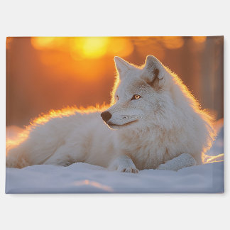 Wolf Wild Animal Loving Portrait Magneet