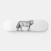 Wolf Wild Animal Skateboard (Horizontaal)