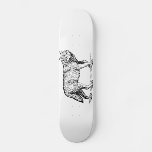 Wolf Wild Animal Skateboard (Voorkant)