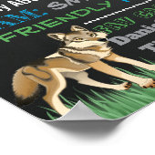 Wolf Wild et trois panneaux de tableau de bord d'a (Coin)