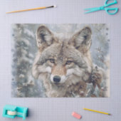 Wolf Winter Christmas Tissuepapier (Craft)