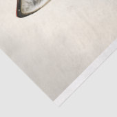 Wolf Winter Kerstmis - Waterverf Tissuepapier (Detail)