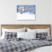 WOLF WINTERTERRITORIA CANVAS AFDRUK (Insitu (Slaapkamer))