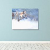 WOLF WINTERTERRITORIA CANVAS AFDRUK (Insitu (Houten vloer))