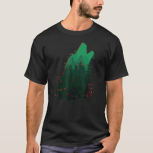 Wolf Wolf Silhouette Wolven Head Predator Wild Ani T-shirt
