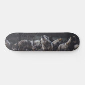 Wolf Wolf Wolf Skateboard (Horizontaal)